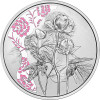 10 Euro Gedenkmünze Österreich 2024 Silber PP - Die Pfingstrose