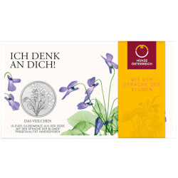 10 Euro Gedenkmünze Österreich 2024 Silber hgh - Das Veilchen