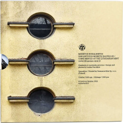 Offizieller Euro Kursmünzensatz Litauen 2022 Stempelglanz (st)