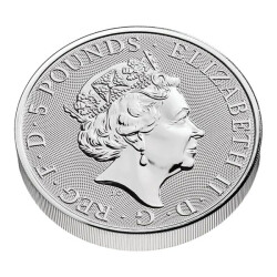 2 Unzen Silber UK 2022 Tudor Beasts - Lion of England