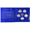 5 x 10 DM Gedenkmünze 1998 PP - 300 Jahre Franckesche Stiftungen - A D F G J