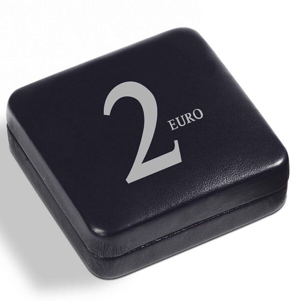 Leuchtturm Münzetui NOBILE36 – Metall, Für Münzen Bis 36 Mm, Schwarze Samteinlage