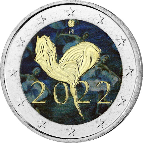 2 Euro Finnland 2022 - Nationalballett - coloriert / mit Farbe