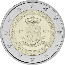 2 Euro Gedenkm&uuml;nze Belgien 2017 st -...