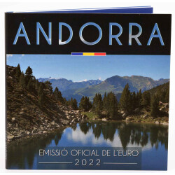 Offizieller Euro Kursmünzensatz Andorra 2022...