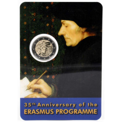 2 Euro Gedenkmünze Malta 2022 st - 35 Jahre Erasmus - im Blister