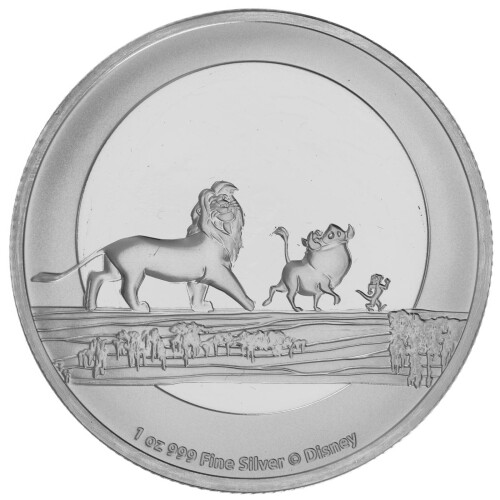 1 Unze Silber Disney König der Löwen - Hakuna Matata 2021