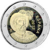 2 Euro Spanien 2022 - Weltumsegelung - coloriert / mit Farbe