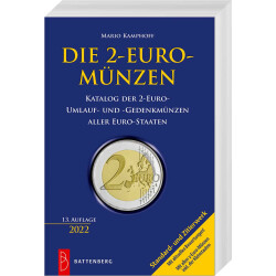 2 Euro M&uuml;nzen Katalog von Mario Kamphoff (13....
