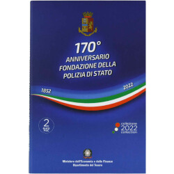 2 Euro Gedenkmünze Italien 2022 st - 170 Jahre...