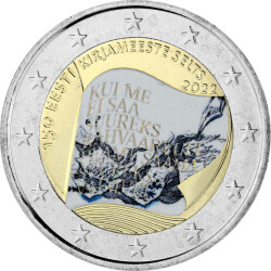 2 Euro Estland 2022 - 150. Jahre Literatur-Gesellschaft -...