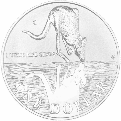 1 Unze Silber Känguru 1997