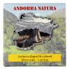 10 Dinar Andorra 2013 Silber PP - Murmeltier coloriert