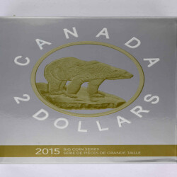 2 Dollar Kanada 2015 Silber PP - Polarbär teilvergoldet