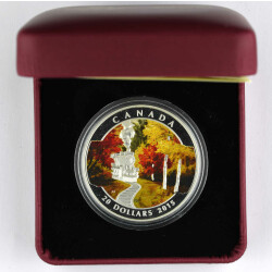 20 Dollar Kanada 2015 Silber PP - Herbstexpress