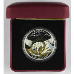 20 Dollar Kanada 2016 Silber PP - Bergziege - Illusion