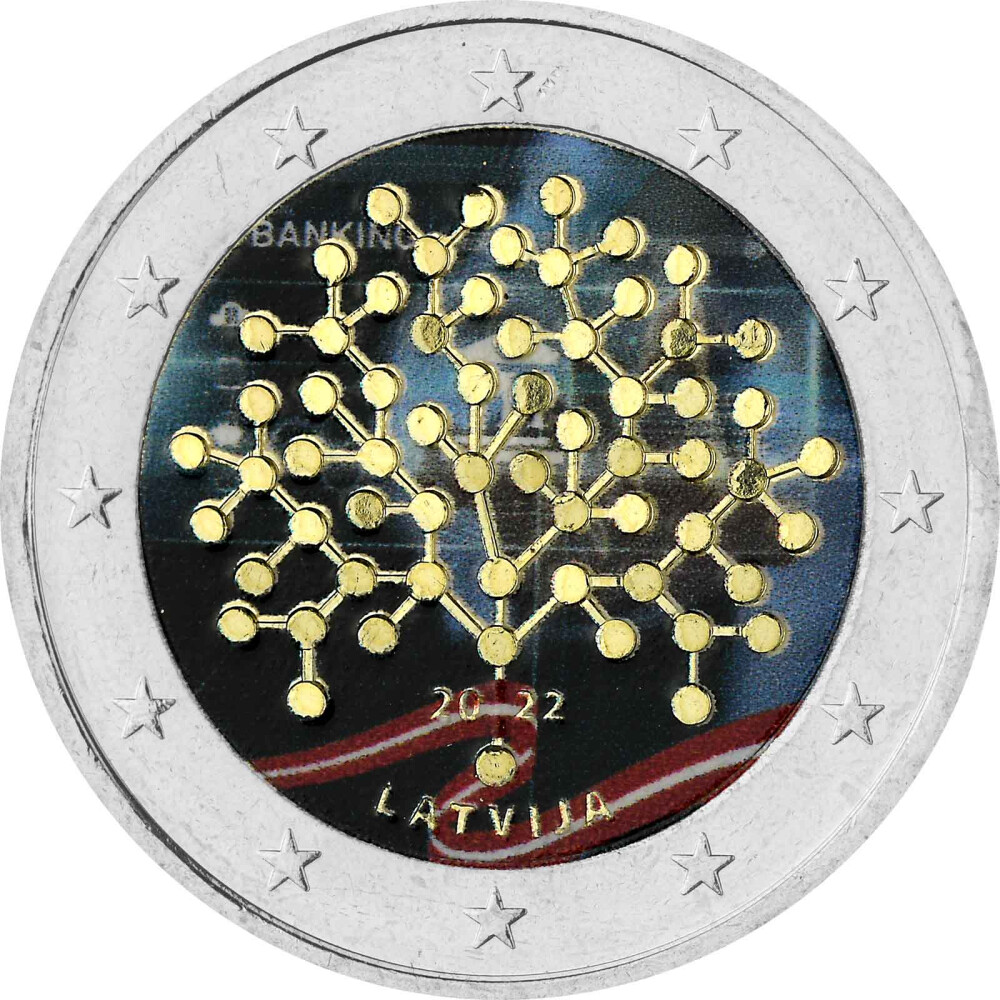 2 Euro Mnze Lettland