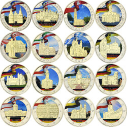 16 x 2 Euro Deutschland 2006-2022 -...