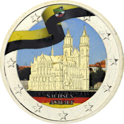 16 x 2 Euro Gedenkmünze Deutschland 2006-2022 bfr. - Bundesländer-Serie - coloriert