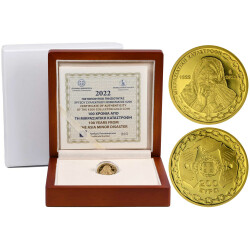 200 Euro Griechenland 2022 Gold PP - 100 Jahre...