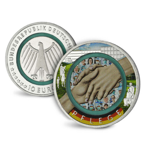 2 Euro Deutschland 2025 Saarschleife coloriert / mit Farbe