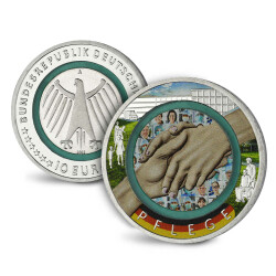 5 x 10 Euro Deutschland 2022 - Pflege - A D F G J -...