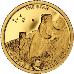 0,5 Gramm Gold B&auml;r 2022 - Mini Goldm&uuml;nze