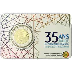 2 Euro Gedenkm&uuml;nze Belgien 2022 st - 35 Jahre...