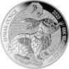 50 Francs Ruanda 2023 - 1 Unze Silber PP - Lunar: Jahr des Hasen