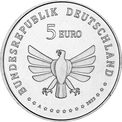 5 Euro Gedenkmünze Deutschland 2023 bfr. - Marienkäfer
