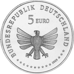 5 Euro Gedenkmünze Deutschland 2023 bfr. - Schwalbenschwanz