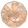 5 Euro Gedenkmünze Österreich 2023 Kupfer st - Bienentanz