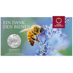 5 Euro Gedenkmünze Österreich 2023 Silber hgh - Bienentanz