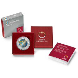 25 Euro Gedenkmünze Österreich 2023 Silber/Niob hgh - Erderwärmung