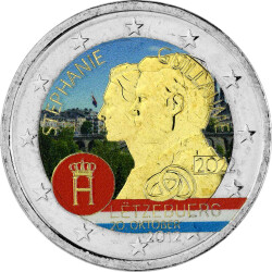 2 Euro Luxemburg 2022 - Hochzeitstag Guillaume -...