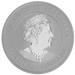 1 Unze Silber Jahr des Hasen BU / Hase 2023 - Lunar...
