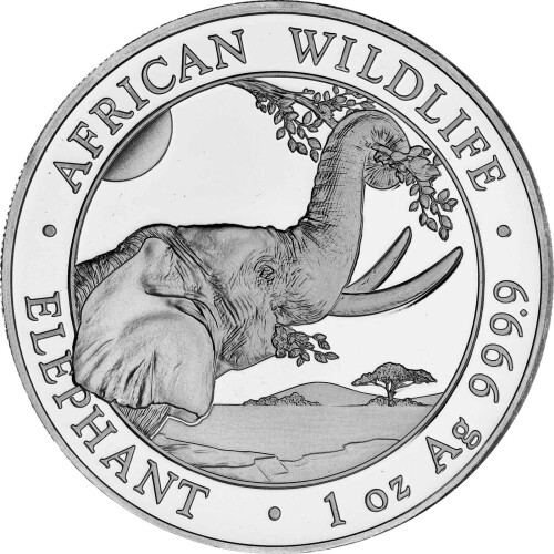 1 Unze Silber Elefant 2023