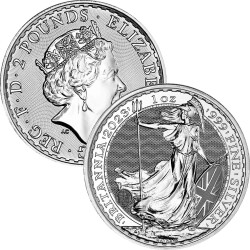 1 Unze Silber Britannia 2023 - Queen Elisabeth II.