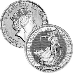 1 Unze Silber Britannia 2023 - Queen Elisabeth II.