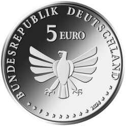 5 Euro Gedenkm&uuml;nze Deutschland 2024 bfr. -...