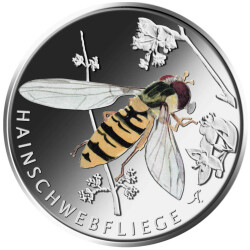 5 Euro Gedenkmünze Deutschland 2024 bfr. - Hainschwebfliege