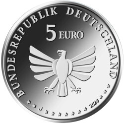 5 Euro Gedenkmünze Deutschland 2024 bfr. - Steinhummel