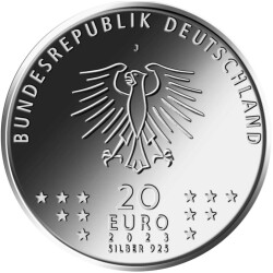 20 Euro Deutschland 2023 Silber PP - Bertolt Brecht