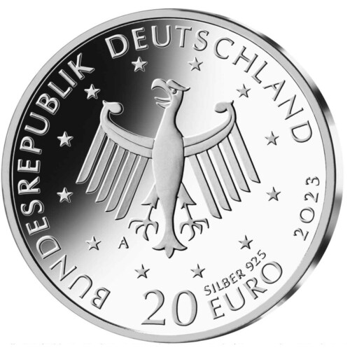 20 Euro Deutschland 2023 Silber bfr. - Vicco v. Bülow (Loriot)