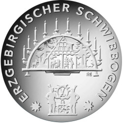 25 Euro Deutschland 2023 Silber bfr. - Weihnachten - Schwibbogen