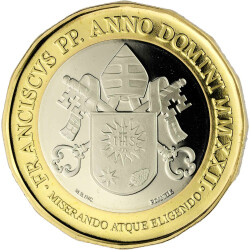 5 Euro Gedenkmünze Vatikan 2022 PP - Benedikt XV. - im Etui