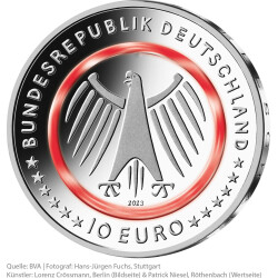 10 Euro Gedenkmünze Deutschland 2023 PP - Feuerwehr - A Berlin