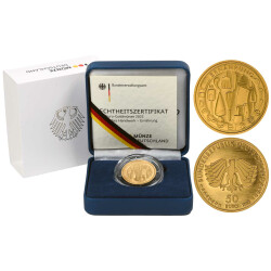 50 Euro Gold Deutschland 2023 - "Ernährung" - Serie: Deutsches Handwerk - J Hamburg