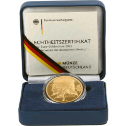 100 Euro Deutschland 2023 Gold st -  J. W. Goethe "Faust"