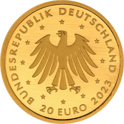 5 x 20 Euro Goldmünze "Steinbock" - Deutschland 2023 - Serie "Rückkehr der Wildtiere" - Set ADFGJ